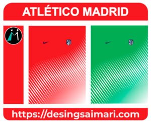 Atlético Madrid Lineas Degrade