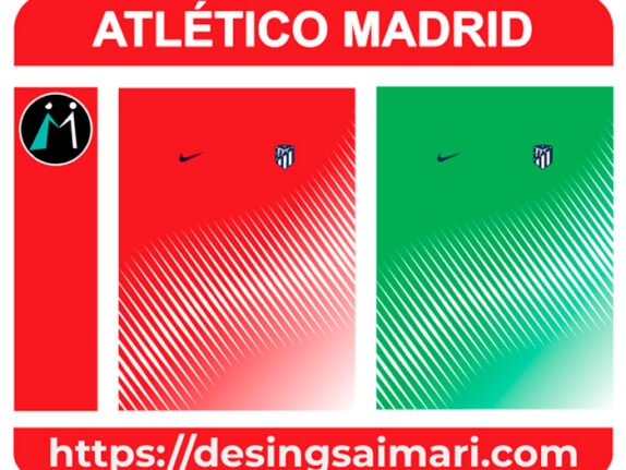 Atlético Madrid Lineas Degrade