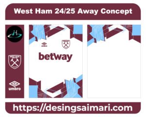 West Ham 24-25 Away Concept