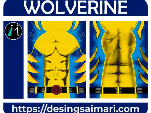 Wolverine Traje Designs Vector