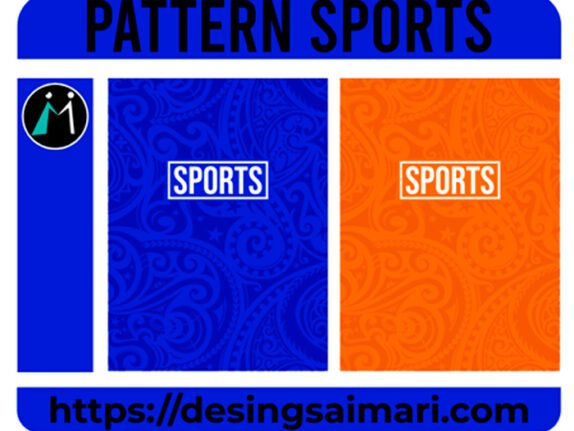 Sports Blue Damask