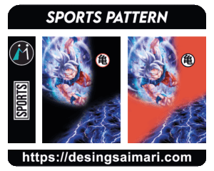 Sports Pattern Goku DragonBall