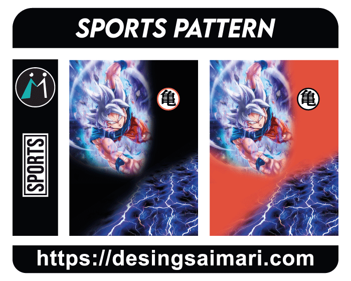 Sports Pattern Goku DragonBall
