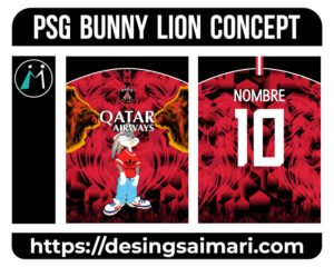 PSG Bunny Lion Concept