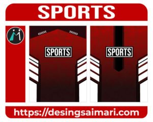 Sports Pattern Black Red Degrades
