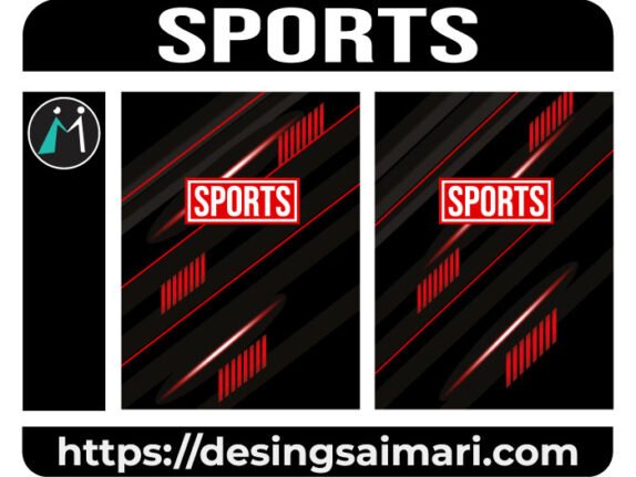 Sports Red Black Degrades