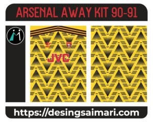 Arsenal Away Kit 90-91