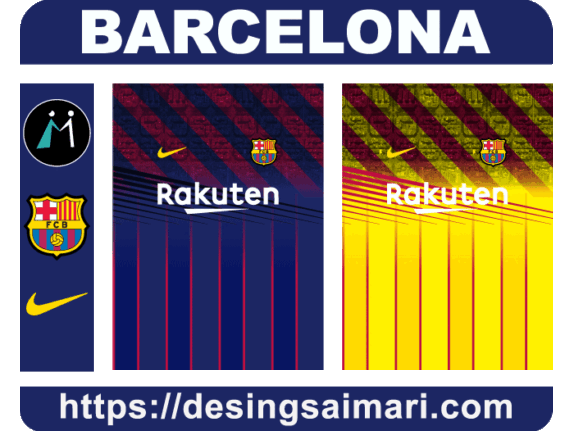 Barcelona Away Concept Degrades