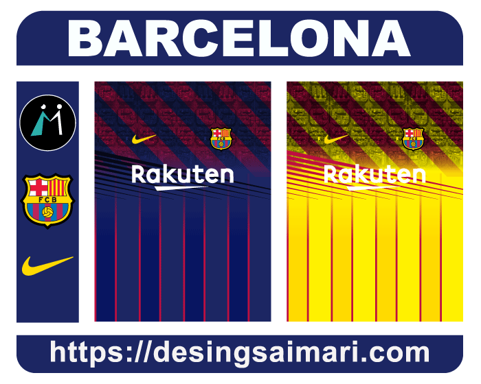 Barcelona Away Concept Degrades