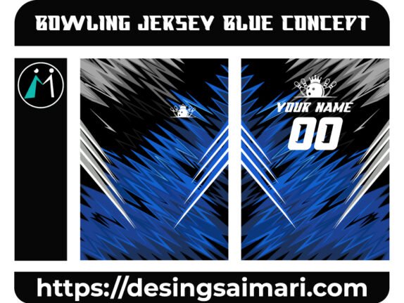 Bowling Jersey Blue Concept