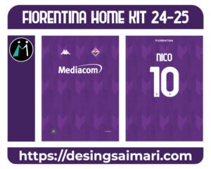 Fiorentina Home Kit 24-25