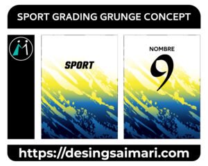 Sport Grading Grunge Concept