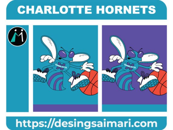 Charlotte Hornets Design Vector