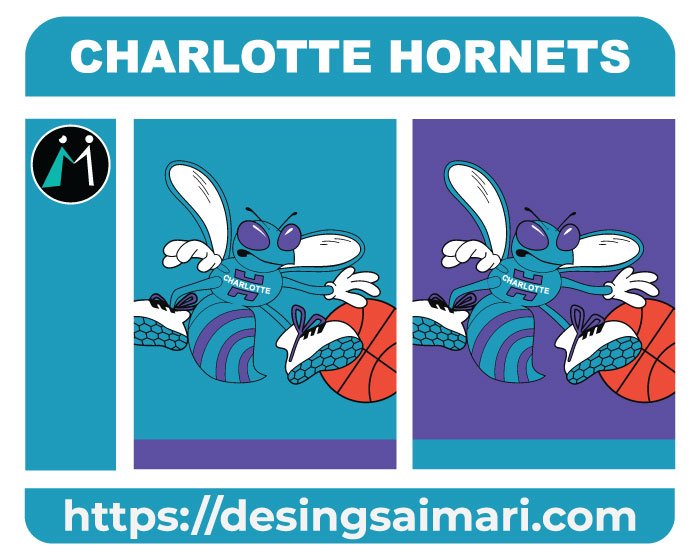 Charlotte Hornets Design Vector