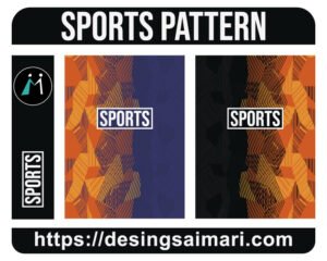 Pattern Geometric Sports Line