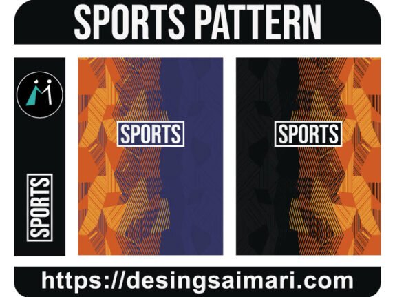 Pattern Geometric Sports Line