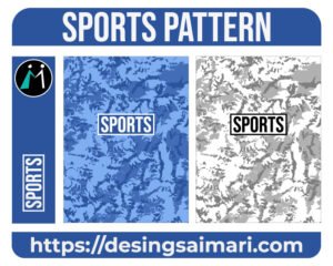 Pattern Sports Grunge Abstract Blue