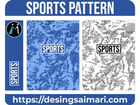 Pattern Sports Grunge Abstract Blue