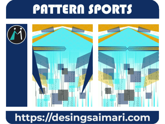 Sports Geometric Blue