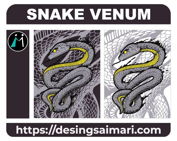 Vector Design Snake Venum