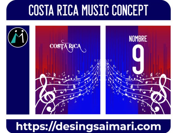 Costa Rica Music Concept