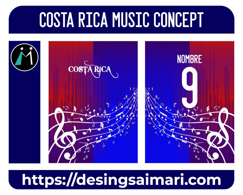 Costa Rica Music Concept