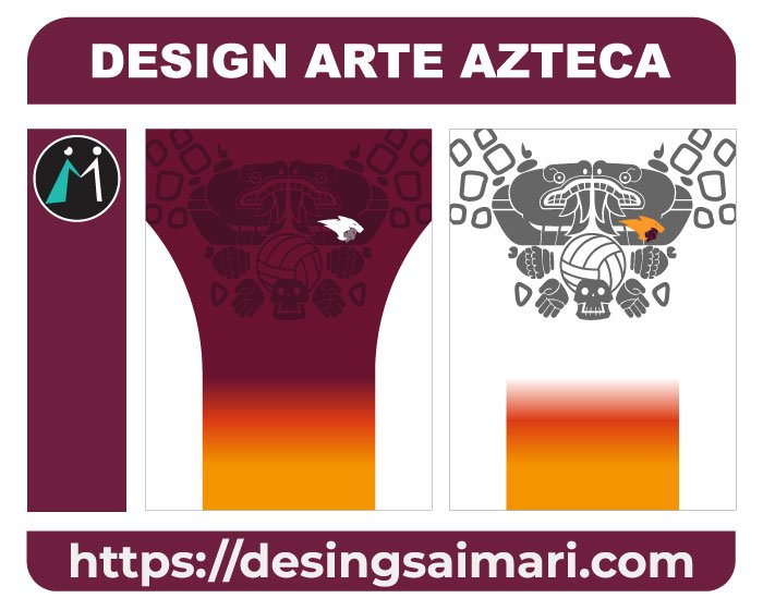 Design Arte Azteca Volleyball