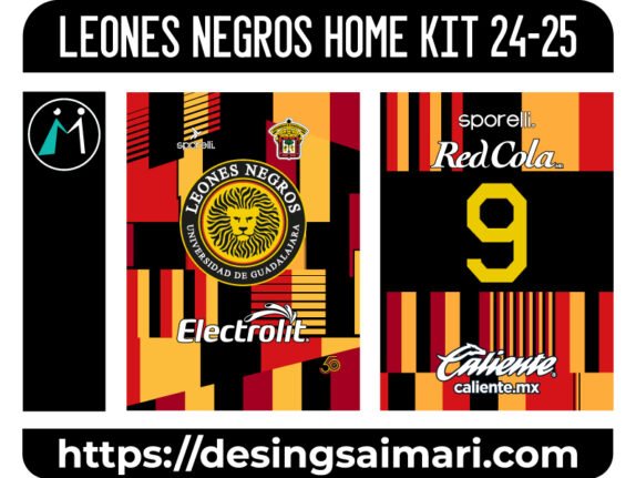 Leones Negros Home Kit 24-25