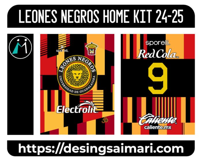 Leones Negros Home Kit 24-25