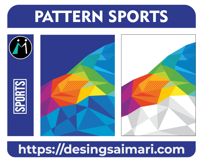 Pattern Sports Colors Geometrico