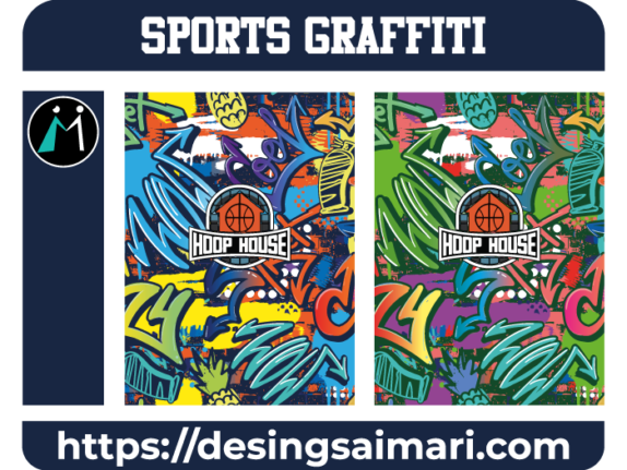 Pattern Sports Graffiti