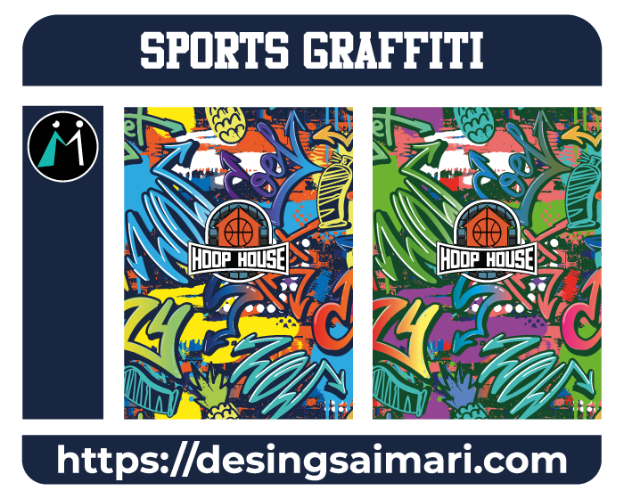 Pattern Sports Graffiti