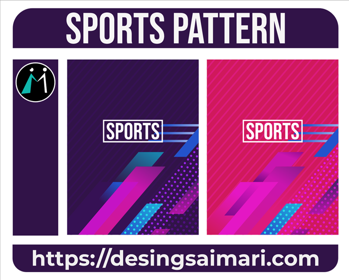 Sports Degrade Purple & Pink