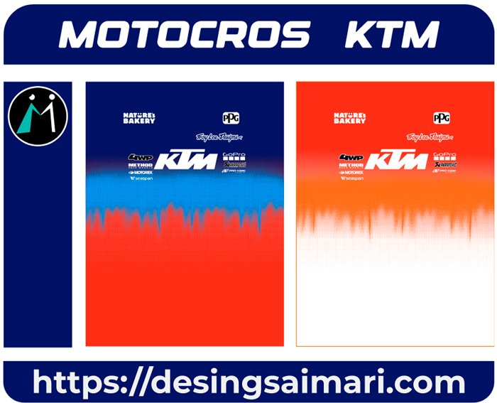 Motocros KTM Troy Lee Desings