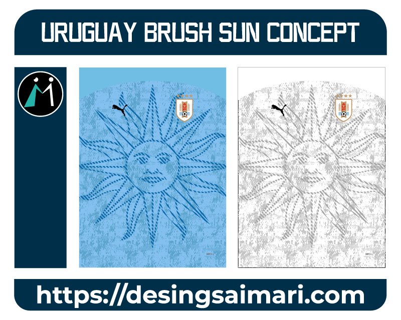 Uruguay Brush Sun Concept