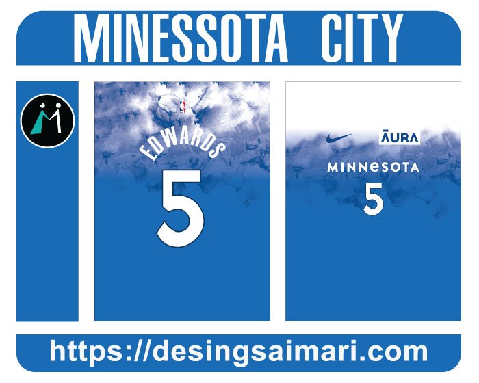 Minessota City NBA Jersey