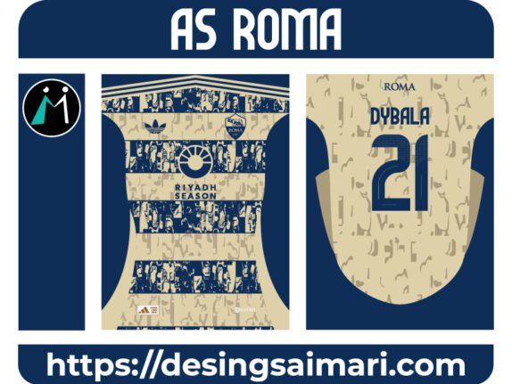 AS Roma Grunge Blue Concept