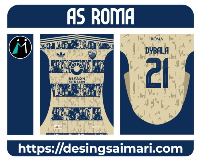 AS Roma Grunge Blue Concept