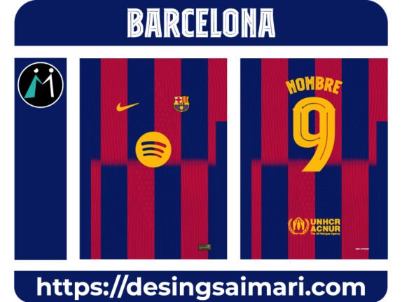 Barcelona Home Kit 25-26