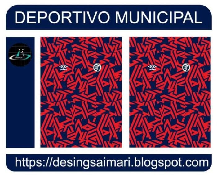 🥇 VECTOR CAMISETA DEPORTIVO MUNICIPAL 2020 KIT AWAY