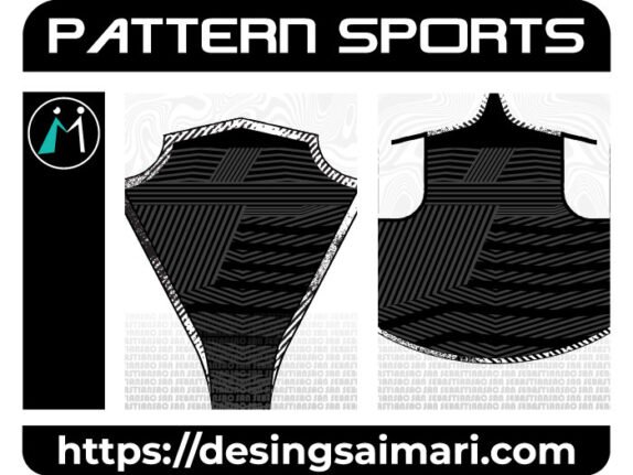 Pattern Sports Black Geometric