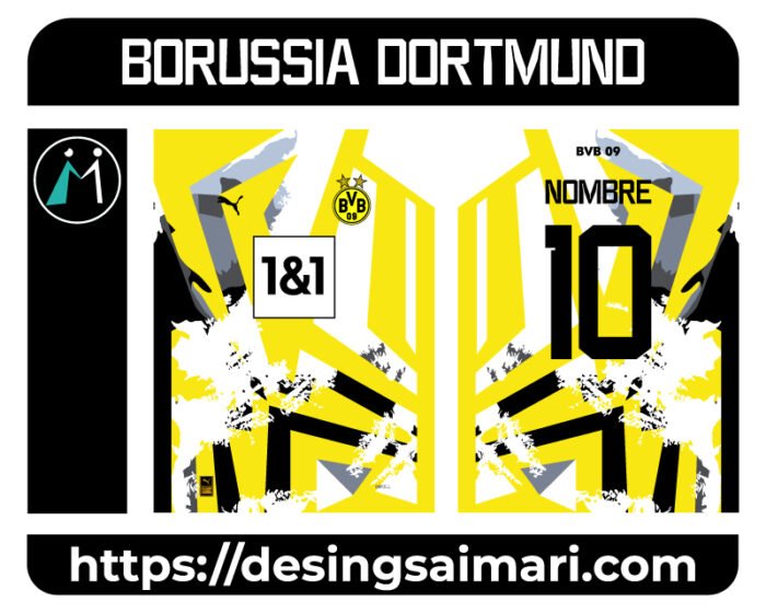 Borussia Dortmund Grunge Pro 25