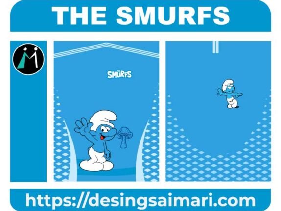 The Smurfs Design Blue