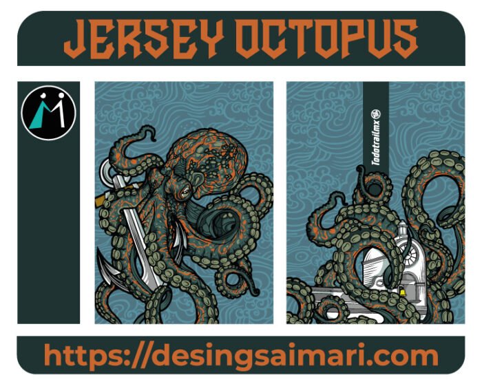 Jersey Octopus Design