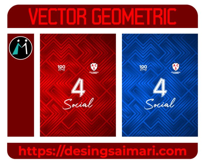 Vector Geometric Red