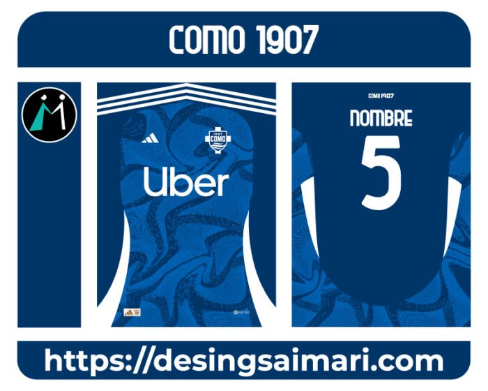 Como 1907 Blue Geo Concept