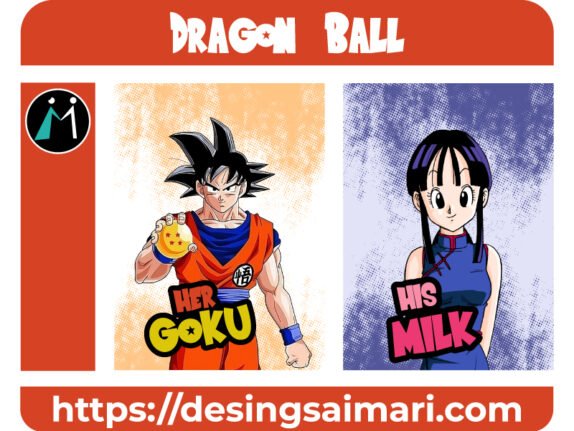 Dragon Ball Goku y Milk