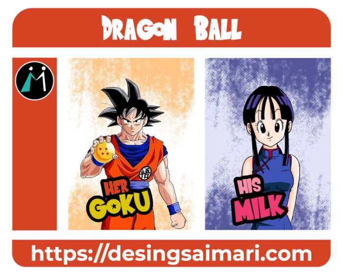 Dragon Ball Goku y Milk