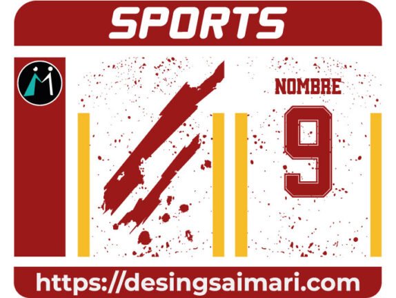 Jersey Blanco Rojo