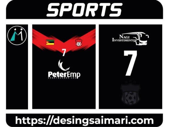 Jersey Sports Black